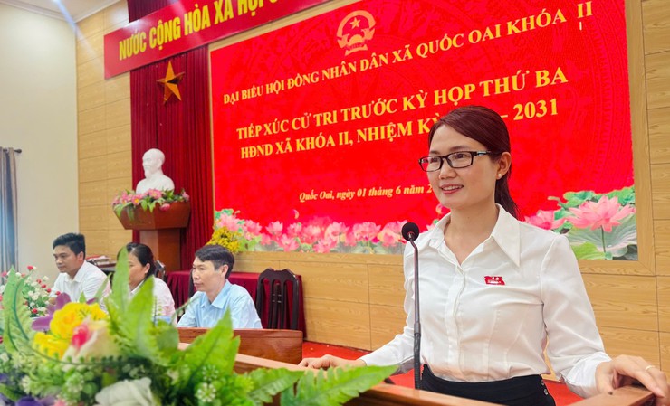 TỔ ĐẠI BIỂU SỐ 05 HĐND XÃ QUỐC OAI TIẾP XÚC CỬ TRI TRƯỚC KỲ HỌP THỨ BA, HĐND XÃ KHÓA II NHIỆM KỲ 2026 – 2031- Ảnh 4.