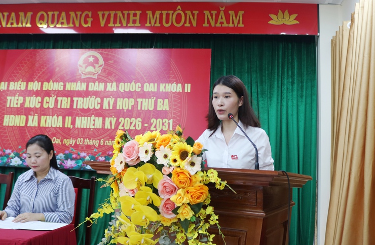 TỔ ĐẠI BIỂU SỐ 6 HĐND XÃ QUỐC OAI LẮNG NGHE TÂM TƯ, NGUYỆN VỌNG CỬ TRI TRƯỚC KỲ HỌP THƯỜNG LỆ GIỮA NĂM 2026- Ảnh 5.