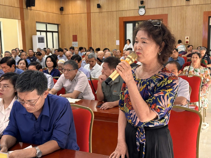 Cử tri phường Phương Liệt tin tưởng, gửi gắm phản ánh nhiều ý kiến, kiến nghị  tại các Hội nghị tiếp xúc cử tri trước kỳ họp thường lệ giữa năm 2026 HĐND phường khóa II, nhiệm kỳ 2026-2031- Ảnh 6.