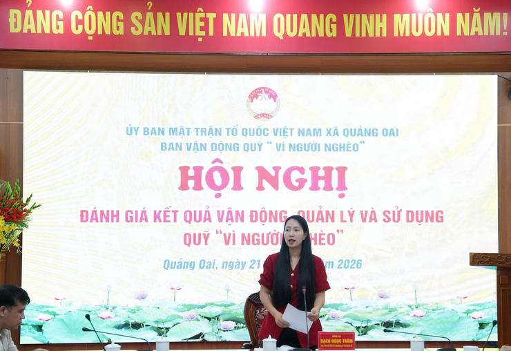 Quảng Oai phát huy hiệu quả Quỹ “Vì người nghèo” trong công tác an sinh xã hội- Ảnh 1.