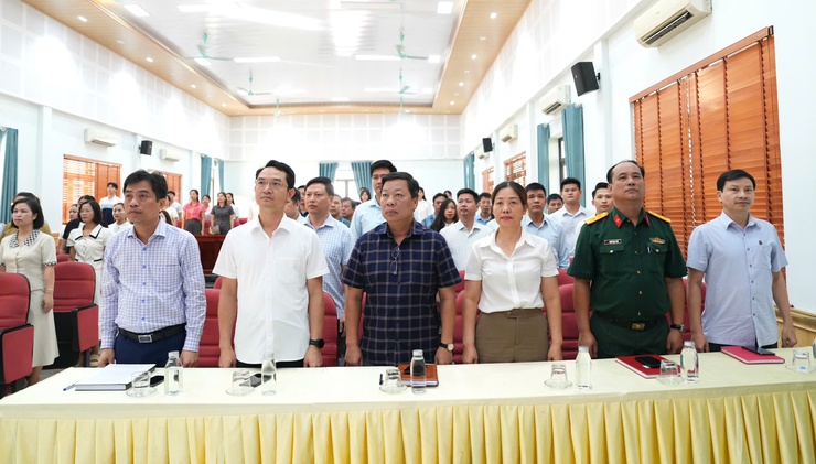 Xã Sơn Đồng tổ chức chào cờ và triển khai một số nội dung công việc trọng tâm tháng 6- Ảnh 2.
