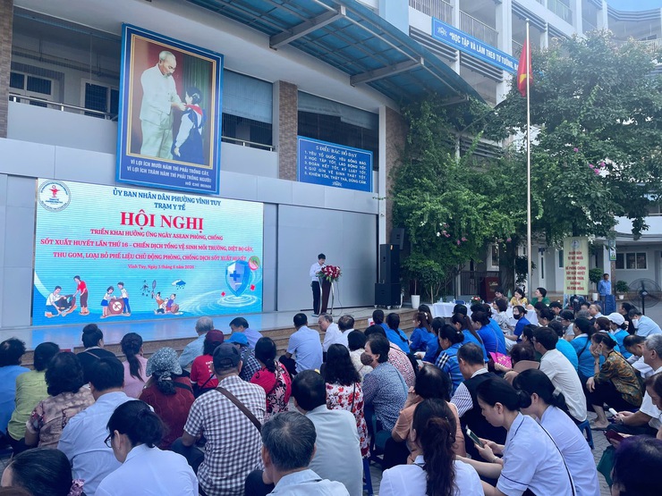 PHƯỜNG VINH TUY HƯỞNG ỨNG NGÀY ASEAN PHÒNG, CHỐNG SỐT XUẤT HUYẾT- Ảnh 1.