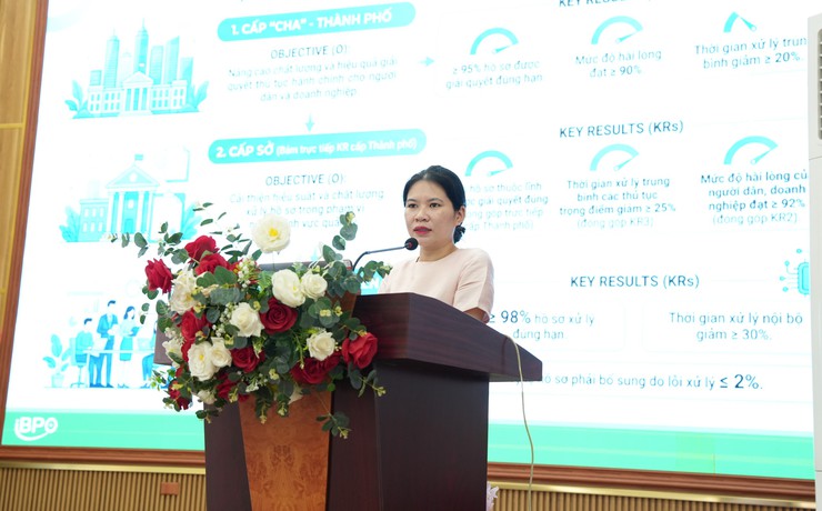 Xã Bát Tràng tổ chức hội nghị đào tạo, hướng dẫn sử dụng hệ thống quản trị thực hiện nhiệm vụ và đánh giá cán bộ gắn với đo lường hiệu suất công việc- Ảnh 1.