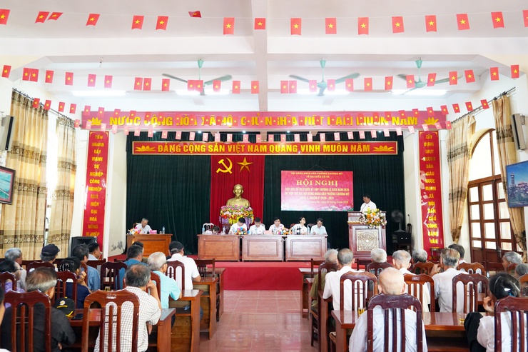 Tổ đại biểu số 4 HĐND phường Chương Mỹ tiếp xúc cử tri trước kỳ họp thường lệ giữa năm 2026- Ảnh 1.