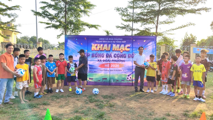 Đoài Phương khai mạc các lớp năng khiếu hè năm 2026- Ảnh 1.
