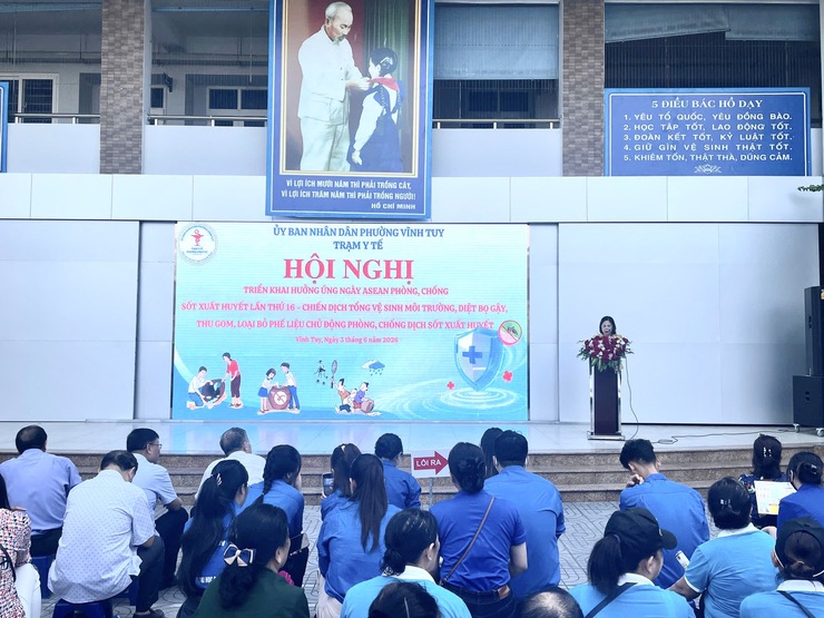 PHƯỜNG VINH TUY HƯỞNG ỨNG NGÀY ASEAN PHÒNG, CHỐNG SỐT XUẤT HUYẾT- Ảnh 3.