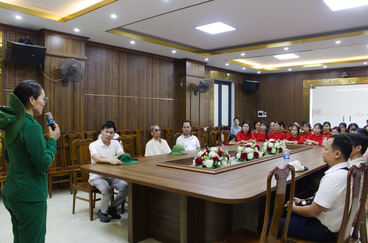 HÀNH TRÌNH VỀ NGUỒN, TIẾP LỬA TRUYỀN THỐNG,  GẮN KẾT TÌNH ĐỒNG NGHIỆP CỦA HAI TRƯỜNG TIỂU HỌC HỢP THANH B VÀ TRƯỜNG THCS HỢP THANH ( XÃ MỸ ĐỨC = TP HÀ NỘI)- Ảnh 2.