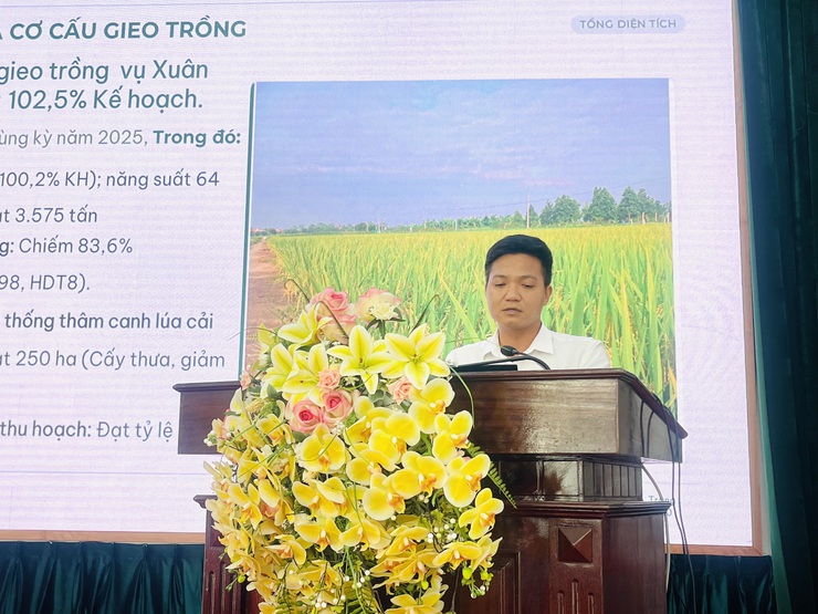Phúc Lộc: Sơ kết sản xuất vụ Xuân, triển khai nhiệm vụ vụ Mùa, vụ Đông và phương án phòng, chống thiên tai năm 2026- Ảnh 4.