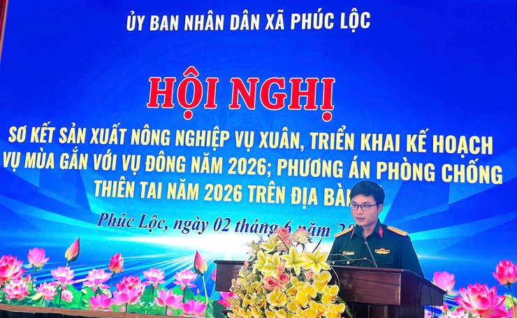 Phúc Lộc: Sơ kết sản xuất vụ Xuân, triển khai nhiệm vụ vụ Mùa, vụ Đông và phương án phòng, chống thiên tai năm 2026- Ảnh 5.