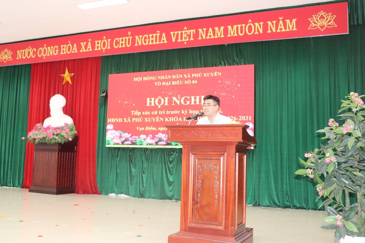 TỔ ĐẠI BIỂU SỐ 4 - HĐND XÃ TIẾP XÚC CỬ TRI TRƯỚC KỲ HỌP THƯỜNG LỆ GIỮA NĂM 2026- Ảnh 4.