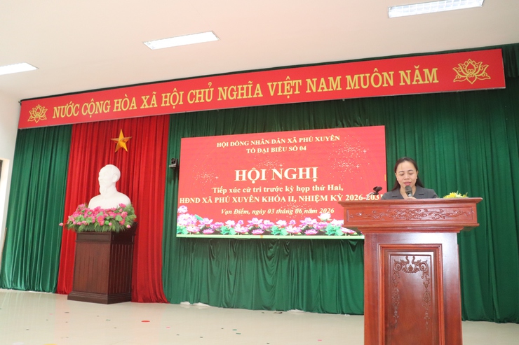 TỔ ĐẠI BIỂU SỐ 4 - HĐND XÃ TIẾP XÚC CỬ TRI TRƯỚC KỲ HỌP THƯỜNG LỆ GIỮA NĂM 2026- Ảnh 5.