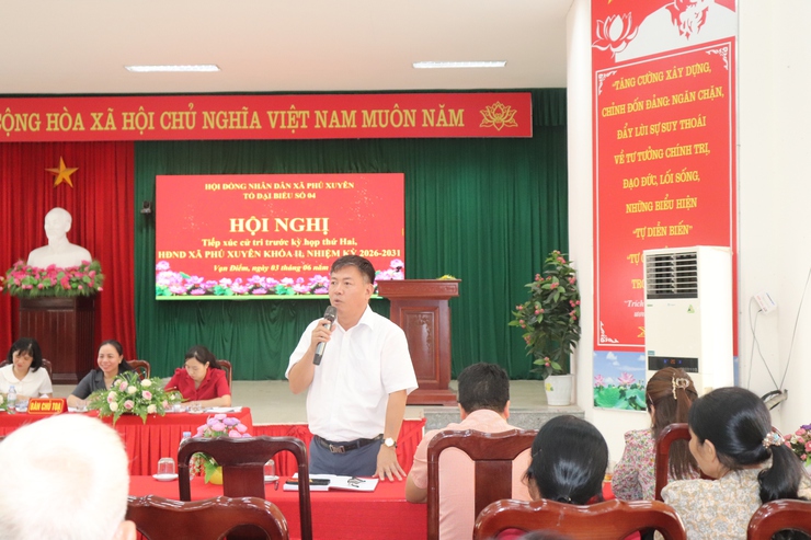 TỔ ĐẠI BIỂU SỐ 4 - HĐND XÃ TIẾP XÚC CỬ TRI TRƯỚC KỲ HỌP THƯỜNG LỆ GIỮA NĂM 2026- Ảnh 9.