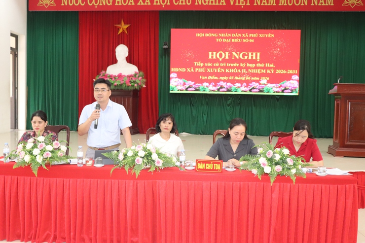 TỔ ĐẠI BIỂU SỐ 4 - HĐND XÃ TIẾP XÚC CỬ TRI TRƯỚC KỲ HỌP THƯỜNG LỆ GIỮA NĂM 2026- Ảnh 10.