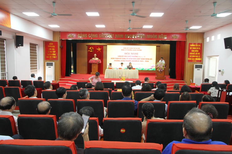 Đảng ủy phường Xuân Phương tổ chức các hội nghị thực hiện quy trình về công tác cán bộ- Ảnh 2.