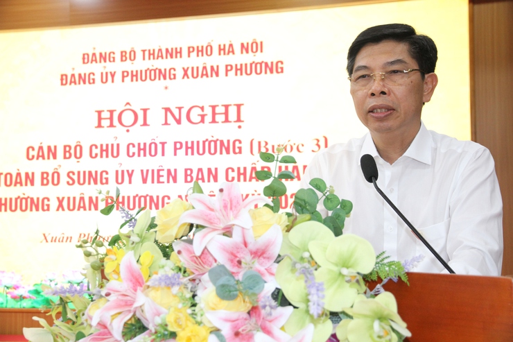 Đảng ủy phường Xuân Phương tổ chức các hội nghị thực hiện quy trình về công tác cán bộ- Ảnh 8.