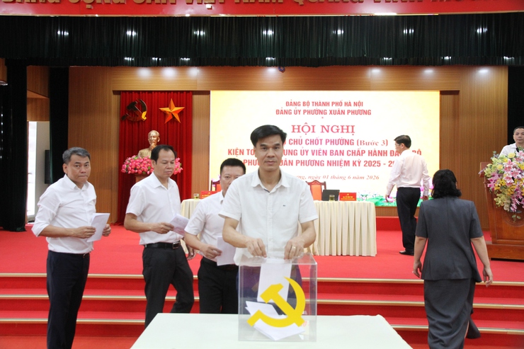 Đảng ủy phường Xuân Phương tổ chức các hội nghị thực hiện quy trình về công tác cán bộ- Ảnh 5.