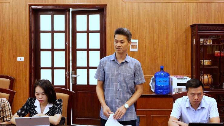 Ban Kinh tế - Ngân sách HĐND xã Vân Đình giám sát công tác chuyển đổi số và cải cách hành chính tại Phòng Văn hóa - Xã hội- Ảnh 3.