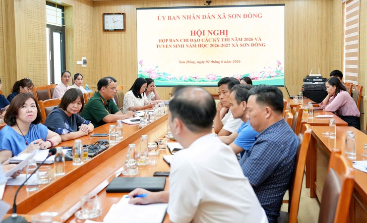 Sơn Đồng chủ động triển khai công tác thi, tuyển sinh năm 2026: Bảo đảm an toàn, nghiêm túc, đúng quy chế- Ảnh 1.