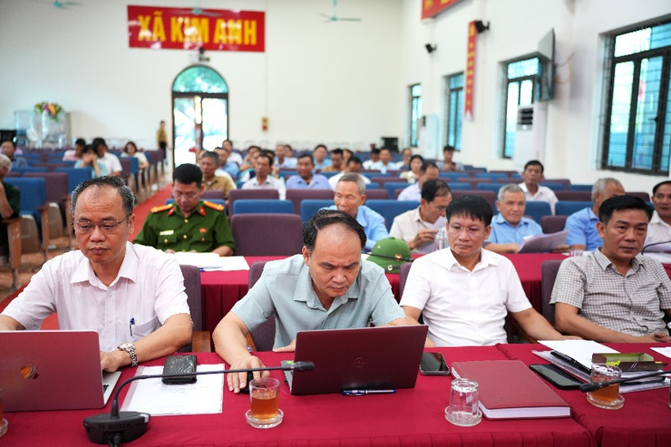 XÃ KIM ANH TỔ CHỨC HỘI THẢO LẤY Ý KIẾN ĐỐI VỚI ĐỀ ÁN SẮP XẾP THÔN TRÊN ĐỊA BÀN XÃ- Ảnh 5.