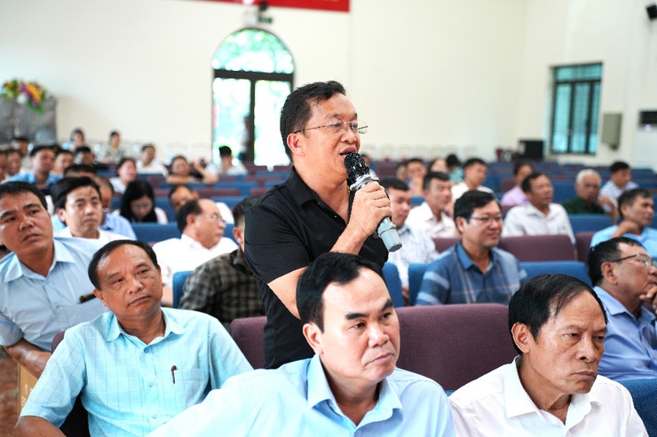 XÃ KIM ANH TỔ CHỨC HỘI THẢO LẤY Ý KIẾN ĐỐI VỚI ĐỀ ÁN SẮP XẾP THÔN TRÊN ĐỊA BÀN XÃ- Ảnh 7.