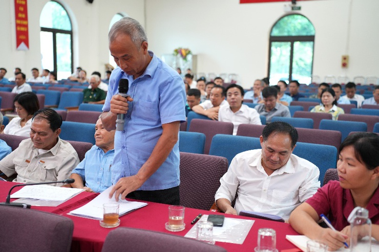 XÃ KIM ANH TỔ CHỨC HỘI THẢO LẤY Ý KIẾN ĐỐI VỚI ĐỀ ÁN SẮP XẾP THÔN TRÊN ĐỊA BÀN XÃ- Ảnh 8.