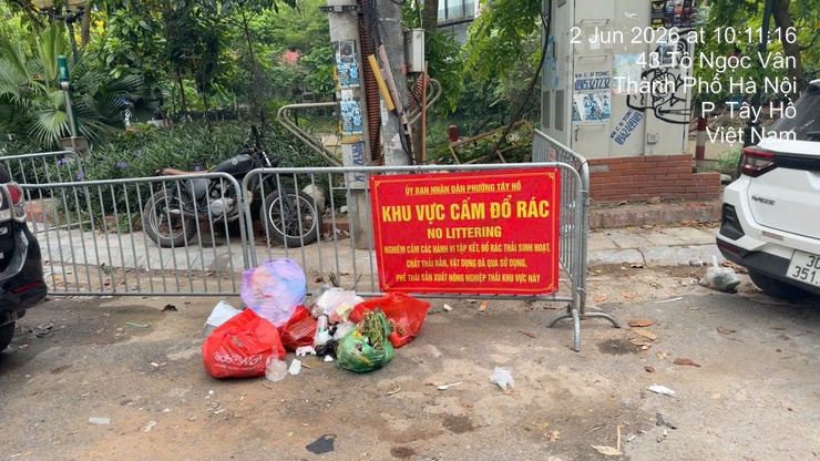 Phường Tây Hồ: Tăng cường giám sát, xử phạt nghiêm vi phạm về vệ sinh môi trường- Ảnh 3.