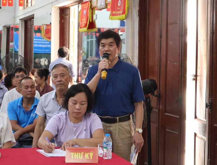 Hội nghị tiếp xúc cử tri với đại biểu HĐND phường trước kỳ họp thứ Ba HĐND phường Đông Ngạc, nhiệm kỳ 2026-2031- Ảnh 3.