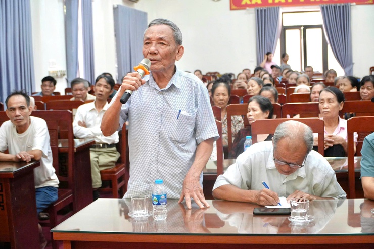 Tây Phương tuyên truyền, phổ biến chính sách thu hồi đất thực hiện dự án đường trục phát triển kinh tế - xã hội Bắc - Nam- Ảnh 3.