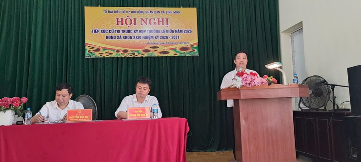 Xã Bình Minh lắng nghe ý kiến cử tri trước kỳ họp HĐND giữa năm 2026- Ảnh 8.