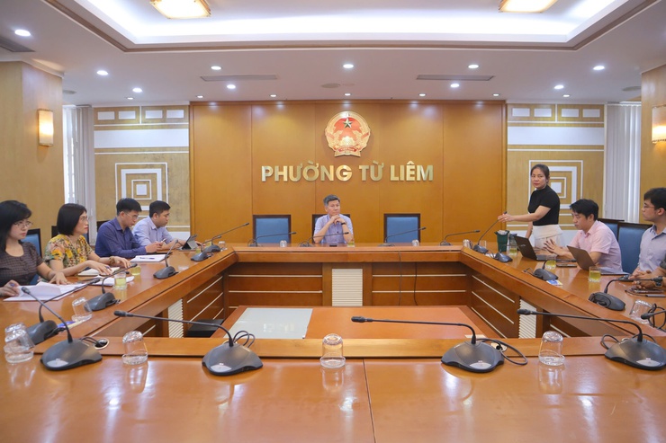 Phường Từ Liêm tổ chức hội nghị giới thiệu thí điểm mô hình chuyển đổi số cấp xã, phường- Ảnh 1.