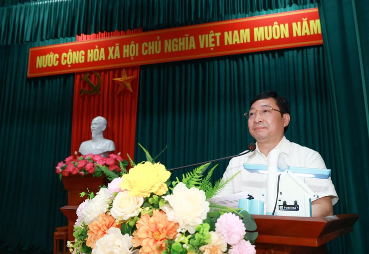 Đồng chí Phó Bí thư Thường trực Đảng ủy xã - Vũ Quốc Anh dự sinh hoạt Chi bộ thôn Tri Thủy- Ảnh 3.