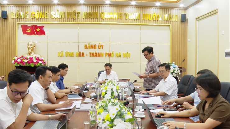 BCH Đảng bộ xã Ứng Hòa thống nhất các giải pháp thúc đẩy phát triển kinh tế - xã hội và đầu tư công giai đoạn 2026–2030.- Ảnh 2.