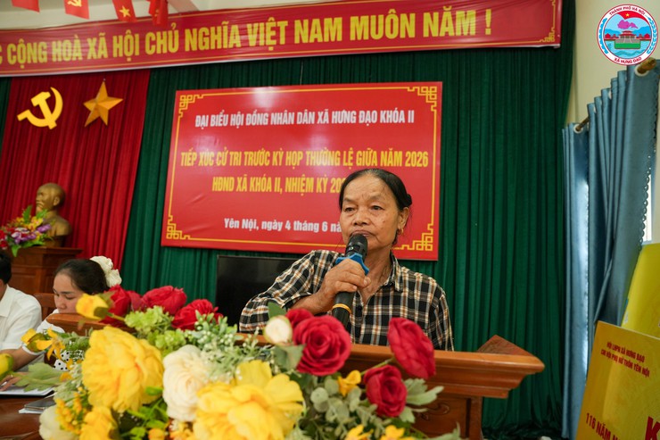 TỔ ĐẠI BIỂU HĐND XÃ HƯNG ĐẠO TIẾP XÚC CỬ TRI ĐƠN VỊ BẦU CỬ SỐ 03 TRƯỚC KỲ HỌP THỨ TƯ HĐND XÃ KHÓA II, NHIỆM KỲ 2026 - 2031- Ảnh 5.