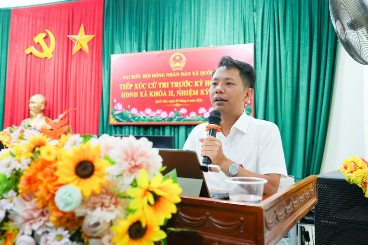 Tổ đại biểu số 7 HĐND xã Quốc Oai đã có buổi tiếp xúc cử tri trước kỳ họp thứ ba (Kỳ họp thường lệ giữa năm 2026)- Ảnh 10.