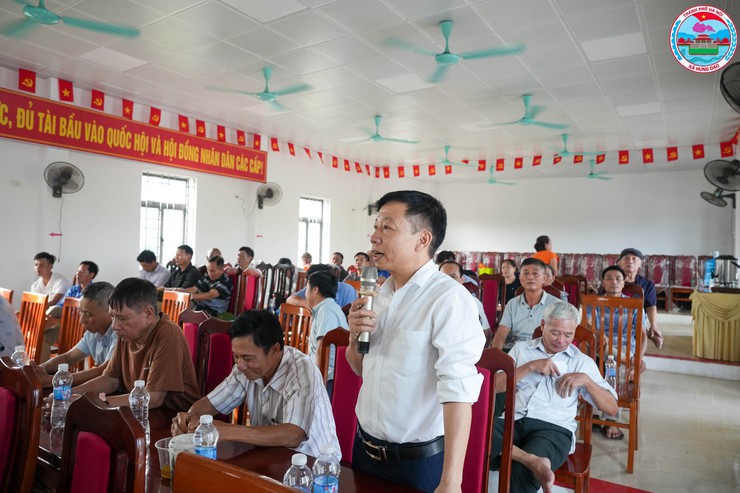 TỔ ĐẠI BIỂU HĐND XÃ HƯNG ĐẠO ĐƠN VỊ BẦU CỬ SỐ 05 TIẾP XÚC CỬ TRI TRƯỚC KỲ HỌP THỨ TƯ HĐND XÃ KHÓA II, NHIỆM KỲ 2026 - 2031- Ảnh 8.