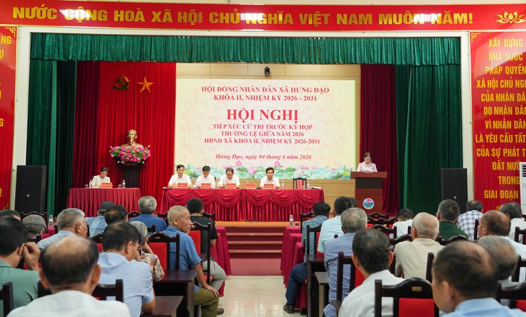 TỔ ĐẠI BIỂU HĐND XÃ HƯNG ĐẠO TIẾP XÚC CỬ TRI ĐƠN VỊ BẦU CỬ SỐ 01 TRƯỚC KỲ HỌP THỨ TƯ HĐND XÃ KHÓA II, NHIỆM KỲ 2026 - 2031- Ảnh 2.
