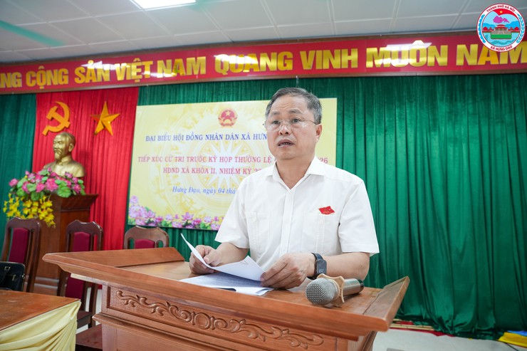 TỔ ĐẠI BIỂU HĐND XÃ HƯNG ĐẠO ĐƠN VỊ BẦU CỬ SỐ 05 TIẾP XÚC CỬ TRI TRƯỚC KỲ HỌP THỨ TƯ HĐND XÃ KHÓA II, NHIỆM KỲ 2026 - 2031- Ảnh 9.