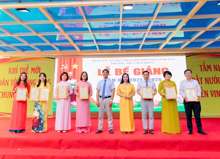Các trường học trên địa bàn phường Vĩnh Tuy tổng kết năm học 2025-2026- Ảnh 3.