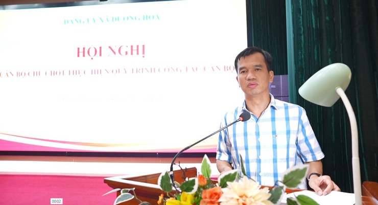 Đảng uỷ xã thực hiện quy trình công tác cán bộ - Ảnh 3.