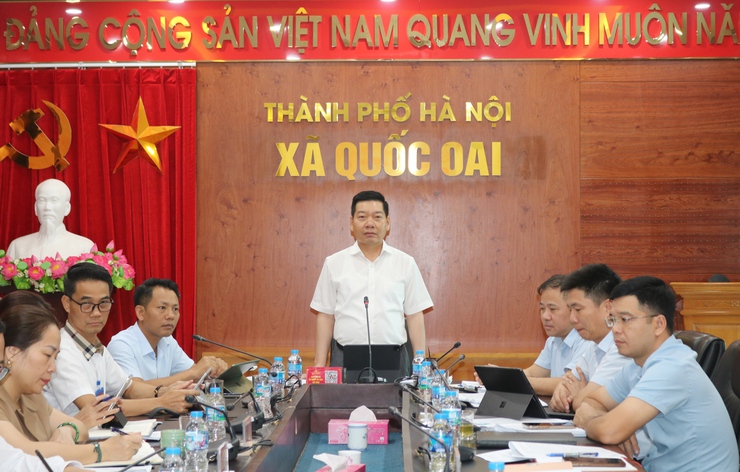 Hội nghị lần thứ Mười Ban chấp hành Đảng bộ xã Quốc Oai khóa I thông qua nhiều nội dung quan trọng- Ảnh 4.