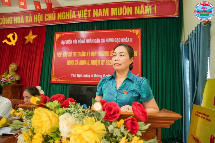 TỔ ĐẠI BIỂU HĐND XÃ HƯNG ĐẠO TIẾP XÚC CỬ TRI ĐƠN VỊ BẦU CỬ SỐ 03 TRƯỚC KỲ HỌP THỨ TƯ HĐND XÃ KHÓA II, NHIỆM KỲ 2026 - 2031- Ảnh 8.