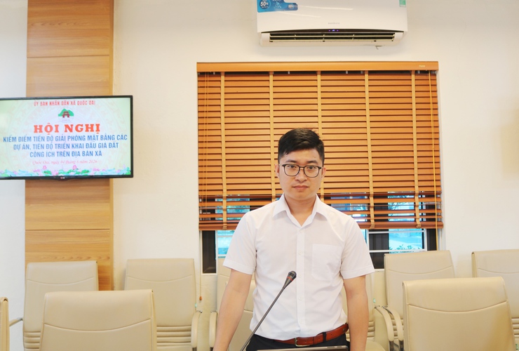 XÃ QUỐC OAI HỌP KIỂM ĐIỂM TIẾN ĐỘ GIẢI PHÓNG MẶT BẰNG CÁC DỰ ÁN TRỌNG ĐIỂM TRÊN ĐỊA BÀN- Ảnh 4.