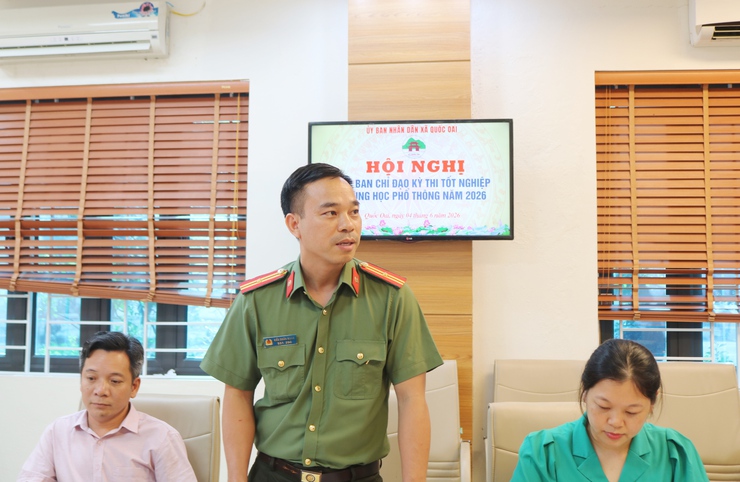 BAN CHỈ ĐẠO KỲ THI TỐT NGHIỆP THPT NĂM 2026 XÃ QUỐC OAI HỌP TRIỂN KHAI NHIỆM VỤ- Ảnh 5.