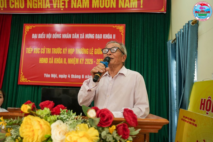 TỔ ĐẠI BIỂU HĐND XÃ HƯNG ĐẠO TIẾP XÚC CỬ TRI ĐƠN VỊ BẦU CỬ SỐ 03 TRƯỚC KỲ HỌP THỨ TƯ HĐND XÃ KHÓA II, NHIỆM KỲ 2026 - 2031- Ảnh 6.