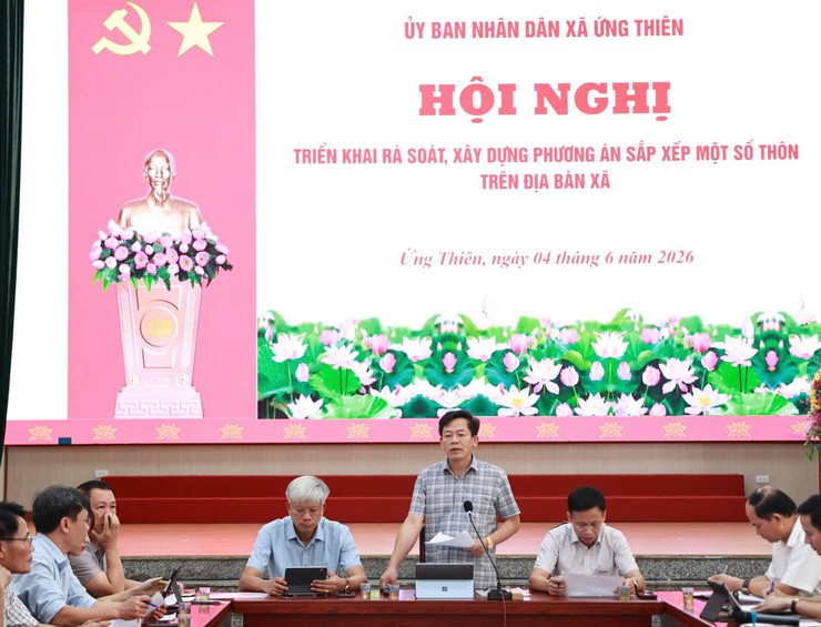 Xã Ứng Thiên triển khai phương án sắp xếp, tổ chức lại và đổi tên mới cho các thôn sáp nhập - Ảnh 5.