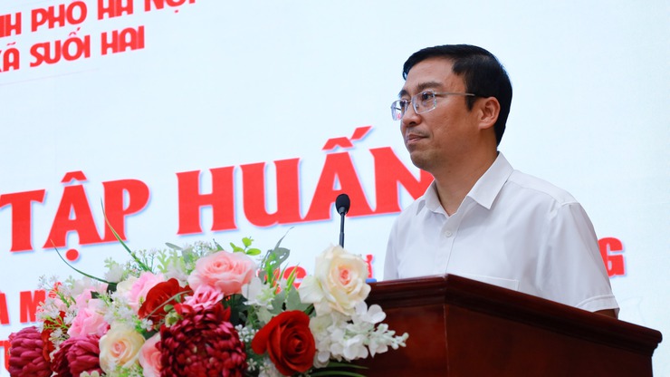 Suối Hai tổ chức hội nghị tập huấn về bảo vệ nền tảng tư tưởng của Đảng ở cơ sở- Ảnh 3.