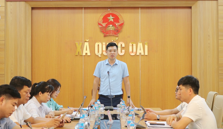 BAN CHỈ ĐẠO KỲ THI TỐT NGHIỆP THPT NĂM 2026 XÃ QUỐC OAI HỌP TRIỂN KHAI NHIỆM VỤ- Ảnh 8.