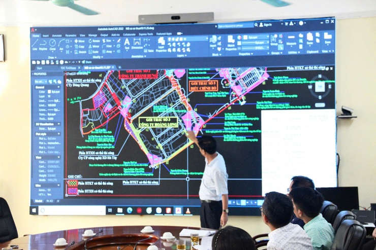 Hòa Lạc quyết liệt giải quyết vướng mắc, thúc đẩy tiến độ các dự án đầu tư hạ tầng. - Ảnh 5.