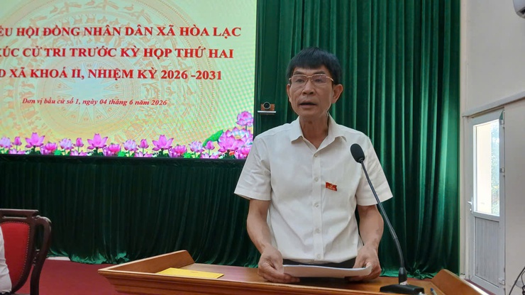 Đại biểu HĐND xã Hòa Lạc đơn vị bầu cử số 1, số 3 tiếp xúc cử tri trước kỳ họp thứ Hai, HĐND xã Hòa Lạc khóa II, nhiệm kỳ 2026 - 2031- Ảnh 4.