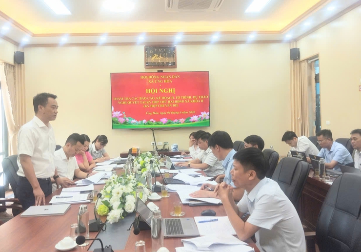 THẨM TRA CÁC BÁO CÁO, KẾ HOẠCH, TỜ TRÌNH, DỰ THẢO NGHỊ QUYẾT TẠI KỲ HỌP THỨ HAI HĐND KHÓA II (KỲ HỌP CHUYÊN ĐỀ)- Ảnh 2.